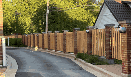 Wood fence naperville